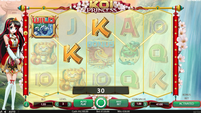 Популярный автомат Koi Princess
