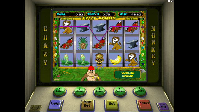 Игровой слот Crazy Monkey