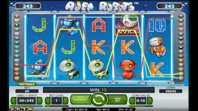 Игровой аппарат Alien Robots