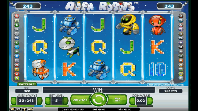 Игровой аппарат Alien Robots