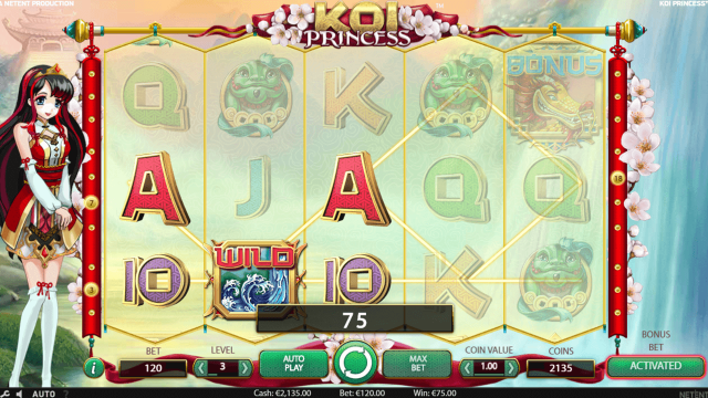 Популярный автомат Koi Princess